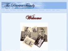 Tablet Screenshot of familypearson.com
